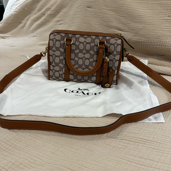 Coach Ruby satchel 25 in signature textile jacquard - Picture 7 of 12